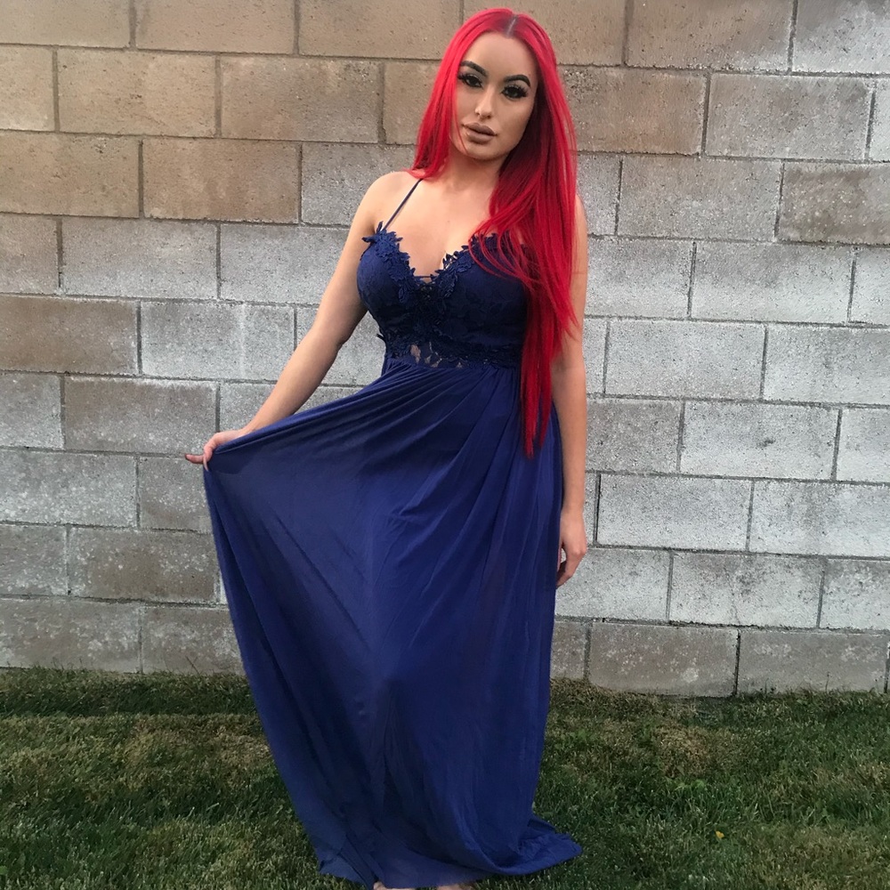 Royal Blue Dress